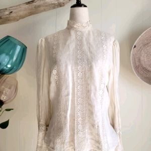 Vintage antique cotton blouse